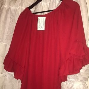 Red pretty top
